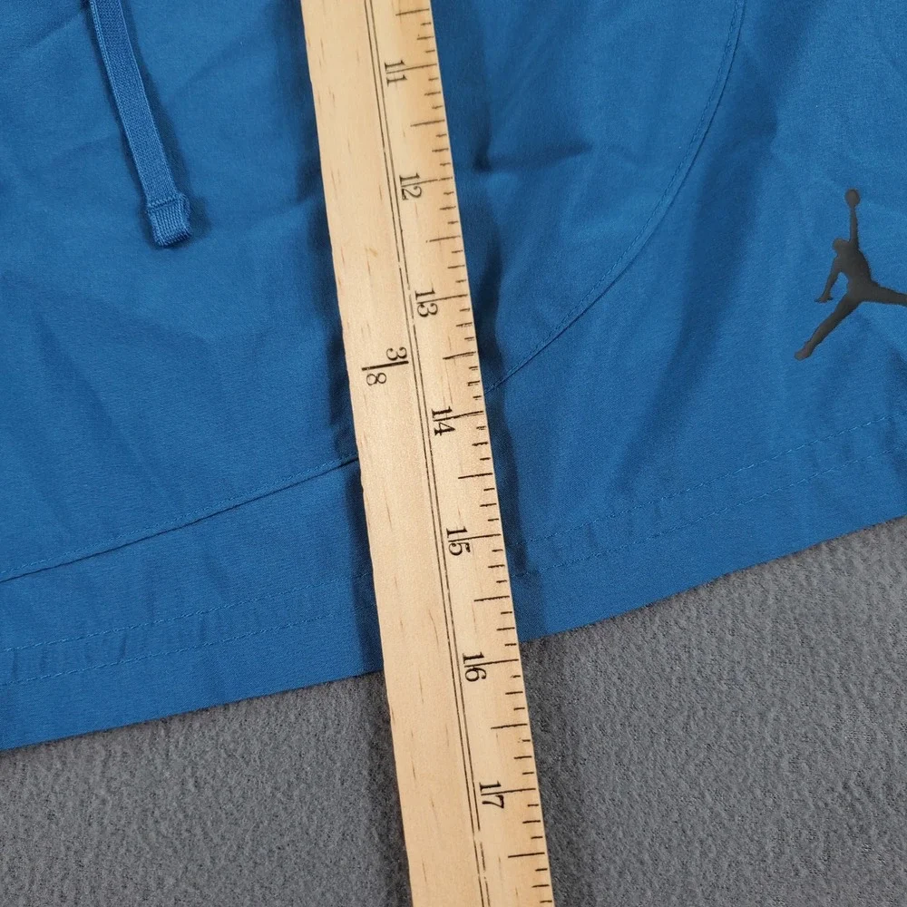 Jordan Dri-FIT Mens Blue Basketball Athletic Shorts Size Large Jumpman Logo flaw